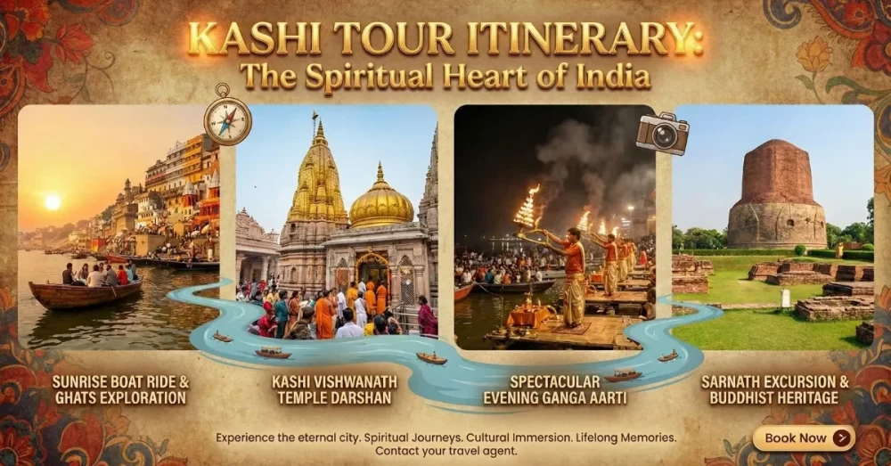 Kashi 1 Night 2 Days Tour Package with Temple Visits